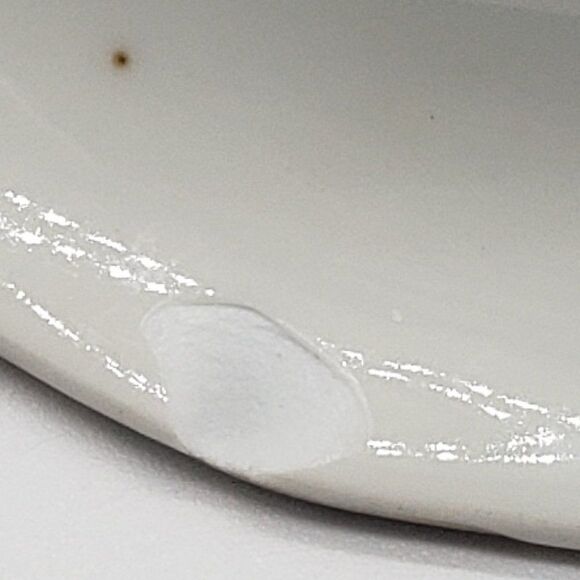 Limoges PL France Vintage Porcelain Blue Red Green Floral Dodecagon Serving Bowl - Picture 7 of 13